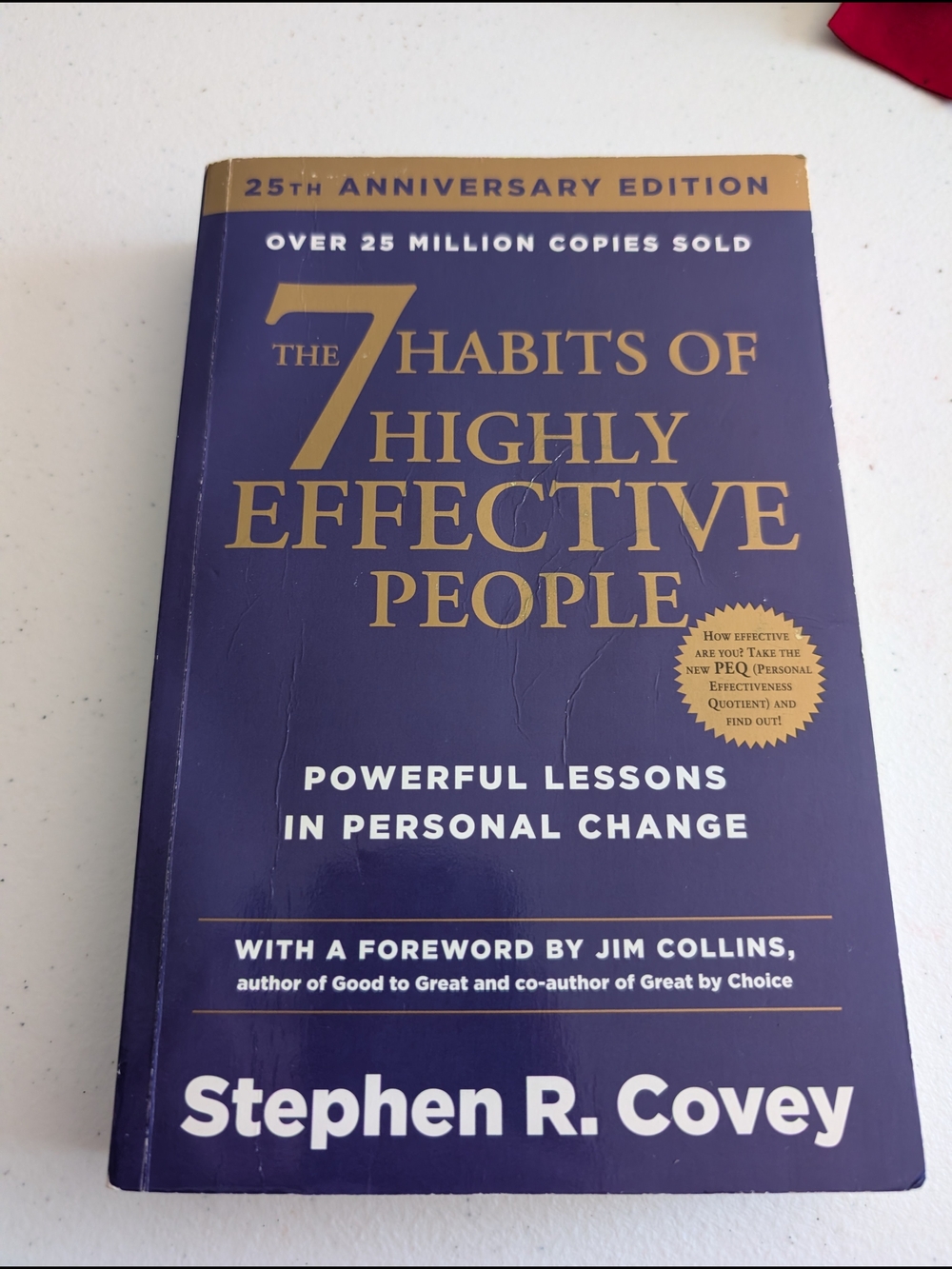 Franklin Covey Hardcover in Purple & Gold Text